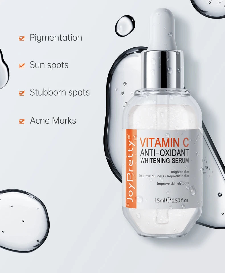 Vitamin C Serum For Face Dark Spots Fading Hyaluronic Acid - BeautiMass