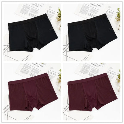 4pcs/lot Men's Panties Underwear Boxers Male Shorts Underpants - BeautiMass