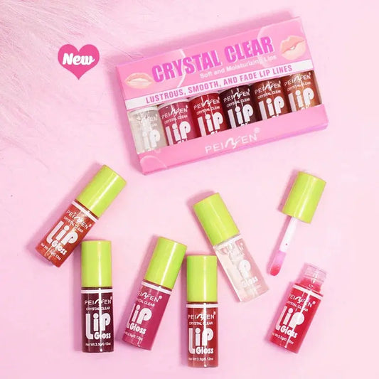 Lip Gloss Transparent Lip Oil Hydrating Lip Glaze - BeautiMass