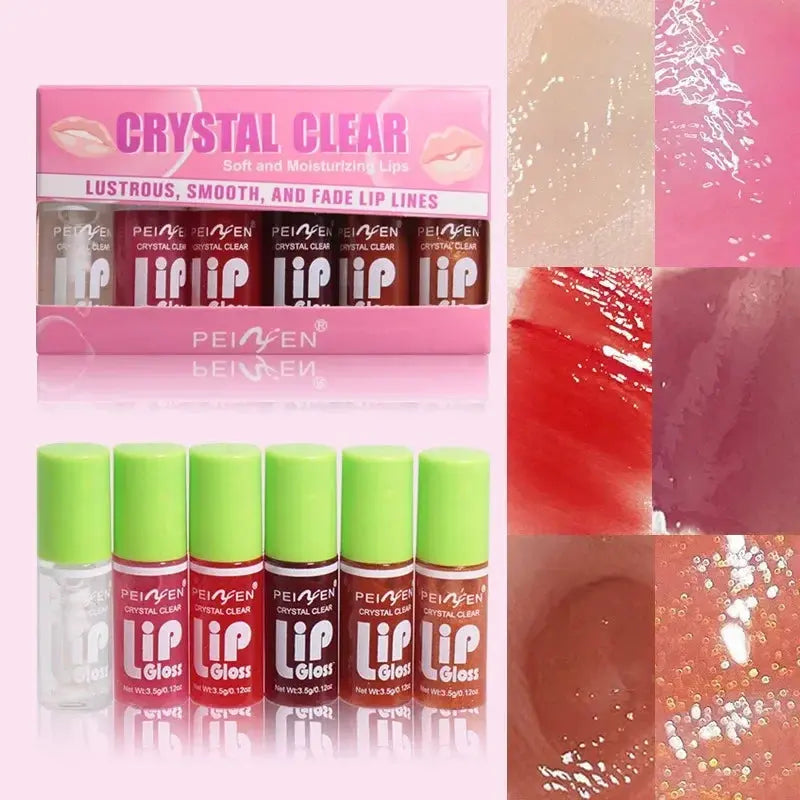 Lip Gloss Transparent Lip Oil Hydrating Lip Glaze - BeautiMass