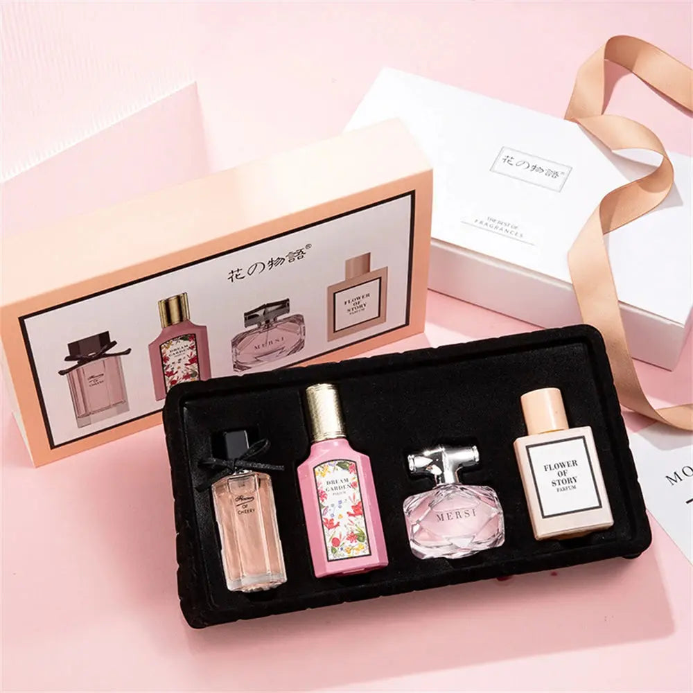 Perfume Women Gift Box Four Piece Set - BeautiMass