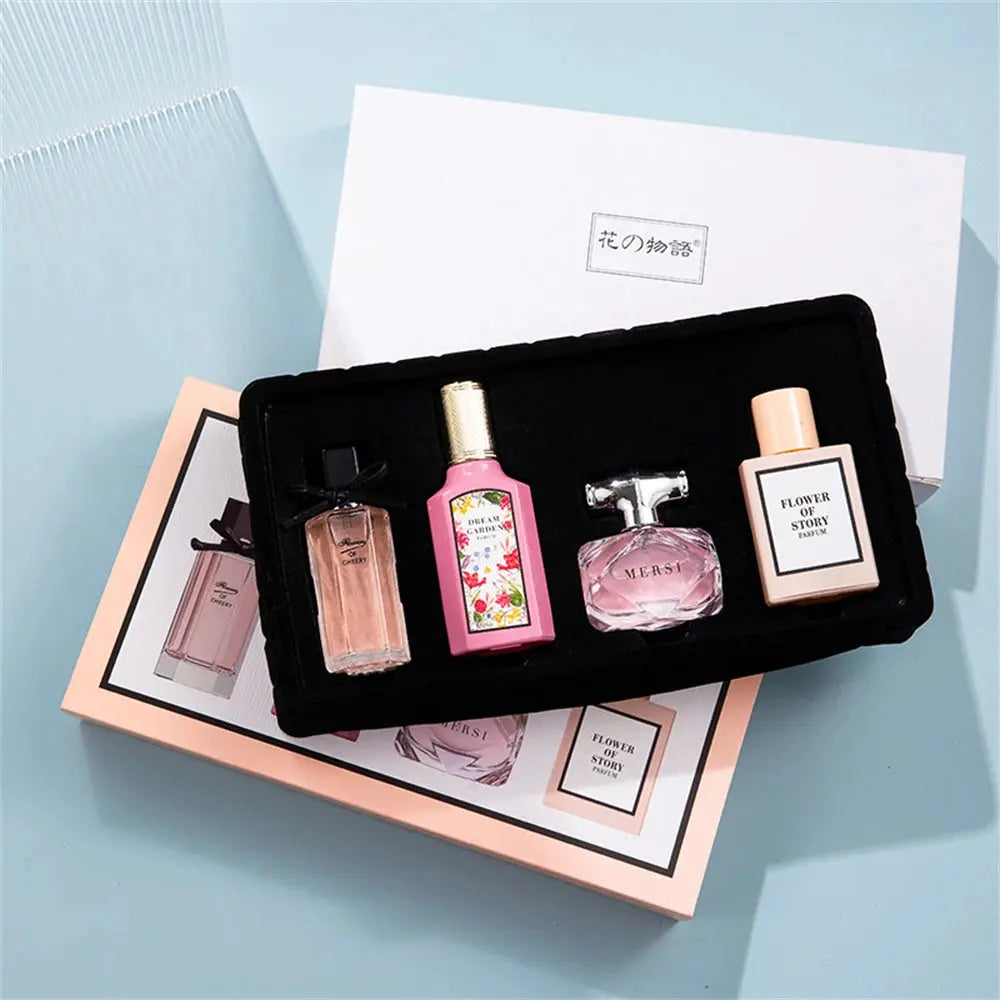 Perfume Women Gift Box Four Piece Set - BeautiMass