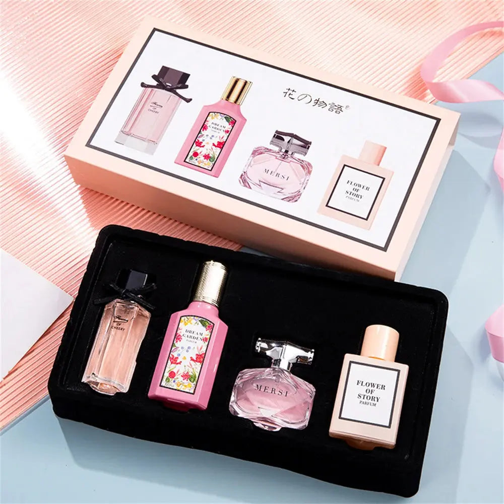 Perfume Women Gift Box Four Piece Set - BeautiMass