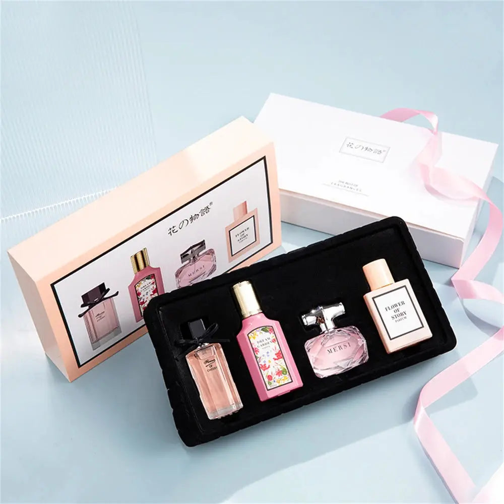 Perfume Women Gift Box Four Piece Set - BeautiMass