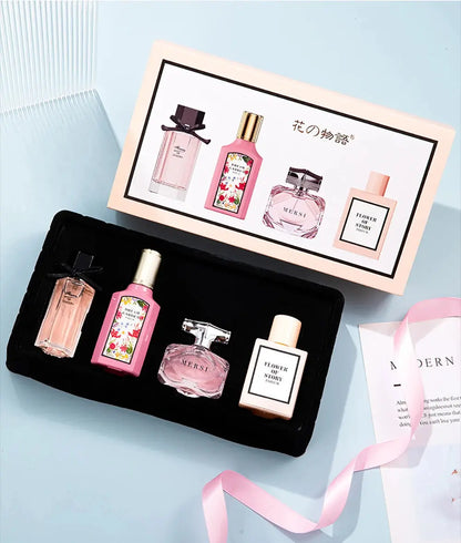 Perfume Women Gift Box Four Piece Set - BeautiMass