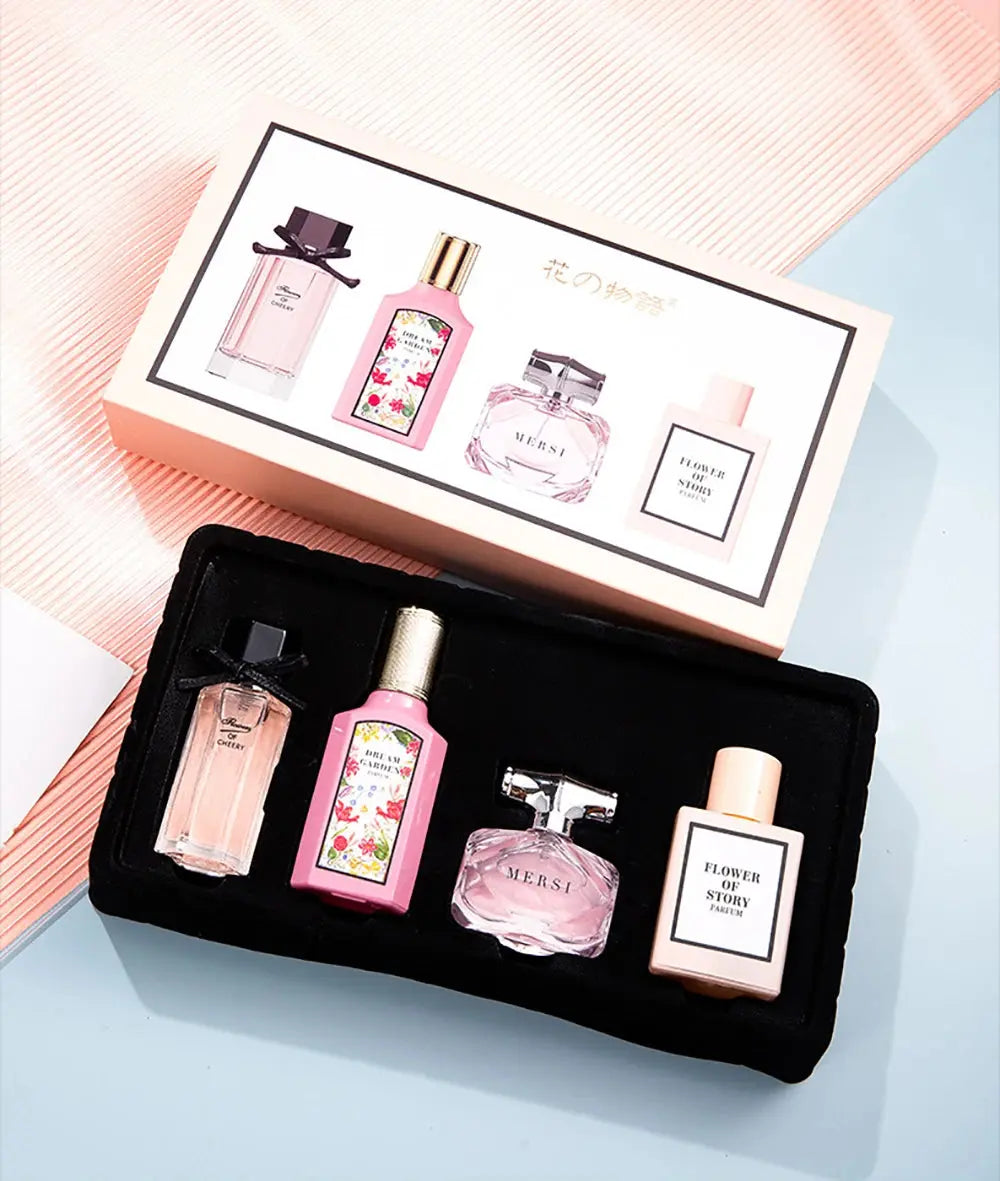 Perfume Women Gift Box Four Piece Set - BeautiMass