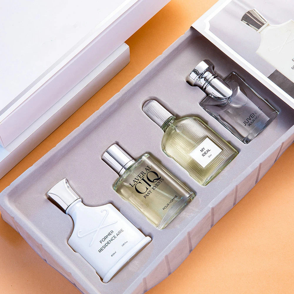 100ml Women Perfume Gift Box Four Piece Set Lasting Fragrance Body Spray - BeautiMass