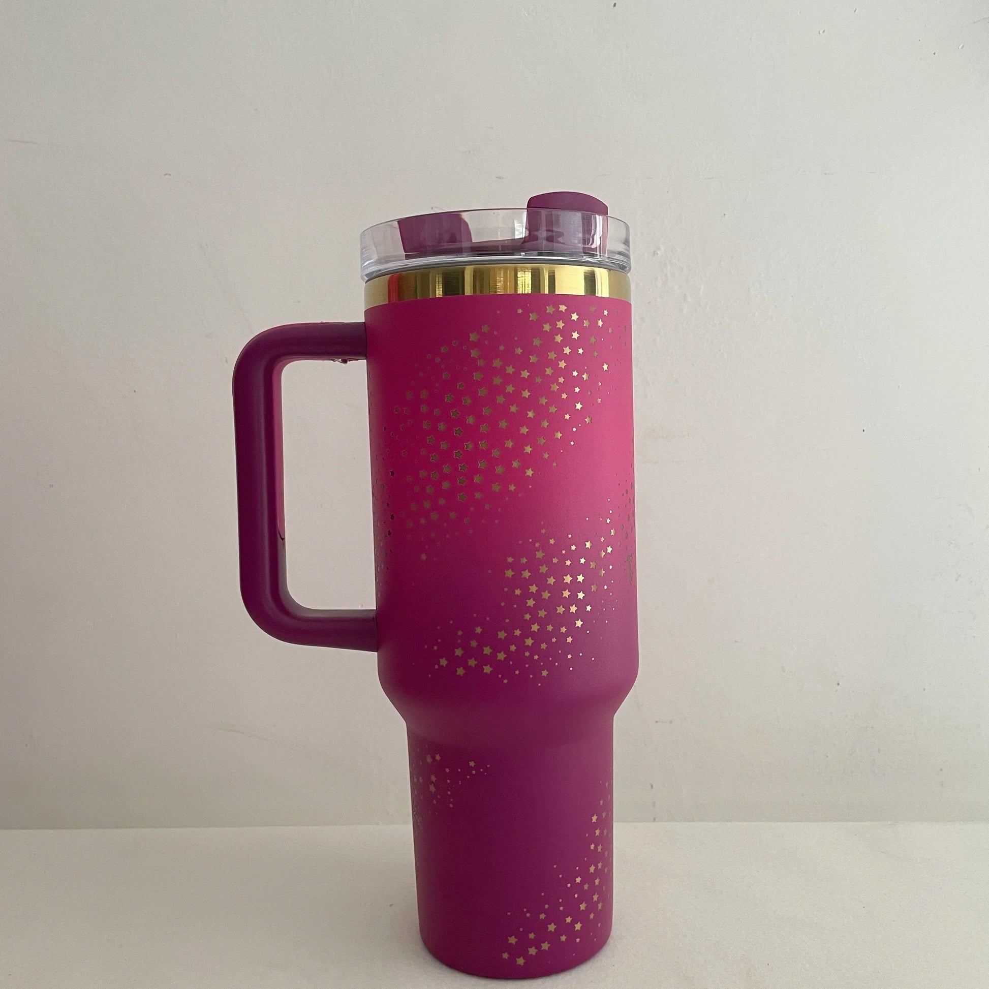 2024 NEW Barbie Handle Straw Lid Stainless Steel 40oz Vacuum Insulated Car Mug Double Wall Hot Ice Travel Mug BeautiMass