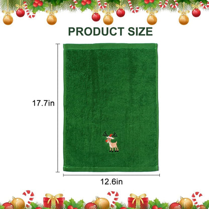 3pcs Christmas Claus Santa Snowman Decorative Gift Absorbent Hand Bath Towels - BeautiMass