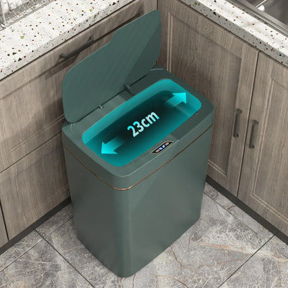 15/18L Smart Sensor Waterproof Intelligent Touchless Quiet Auto Motion Sensor Trash Can - BeautiMass