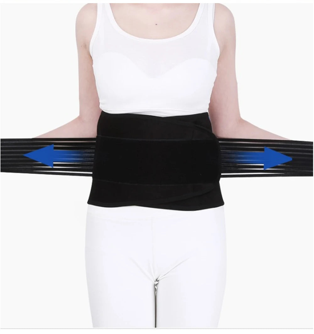 6XL Medical Bone Lumbar Support Back Brace Posture Corrector Waist Trimmer Belt - BeautiMass