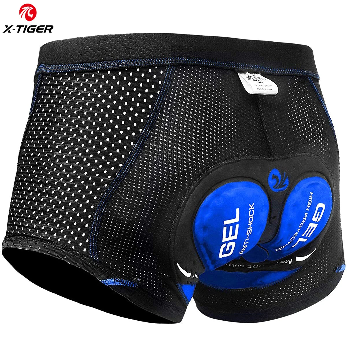 X-TIGER Cycling Underwear 5D Breathable Padded Gel Bike Shorts - BeautiMass