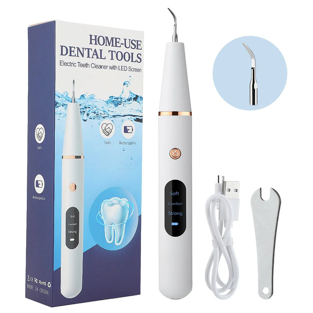 Oral Irrigator USB Rechargeable Water Flosser Portable Dental Water Jet 310ML Water Tank IPX7 Waterproof Teeth Cleaner Travel BeautiMass