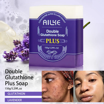 AILKE Skin Care Set With Double Glutathione, Brightening, Lightening, Antioxidant, Reduce Blemish, Clean Skin - BeautiMass