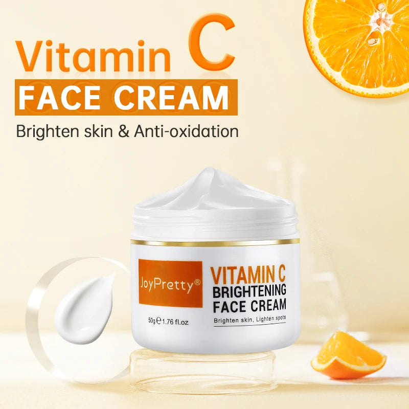 Vitamin C for Face Cream Pigments Dark Spots Removal Whitening Facial Cream - BeautiMass