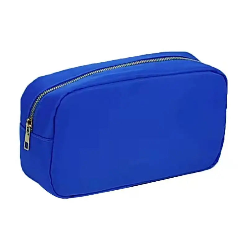 Waterproof Nylon Durable Toiletry Cosmetic Bag Solid Color - BeautiMass