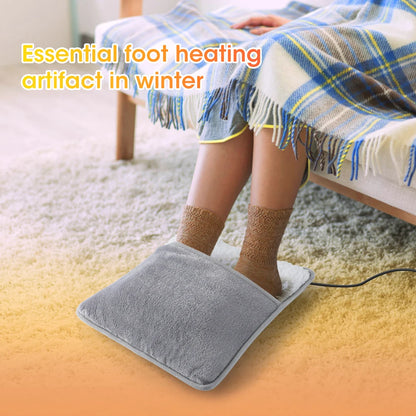 Winter Electric Foot Heating Pad USB Charging Soft Plush Washable Foot Warmer Heater Improve Sleeping Household Foot Warming Mat BeautiMass