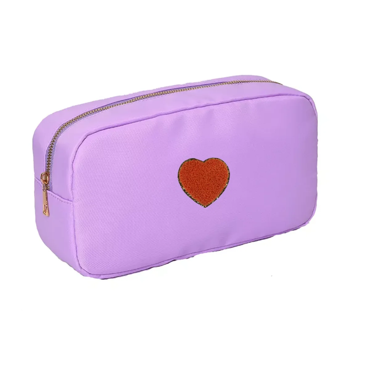 Waterproof Nylon Durable Toiletry Cosmetic Bag Solid Color - BeautiMass