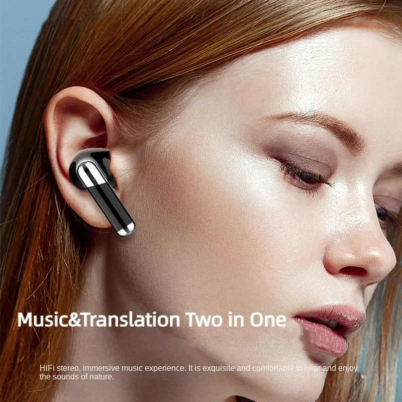 Bluetooth Wireless Voice Translation Headphone 144 Language Instant Real Time Translator Earphone for IOS Android - BeautiMass