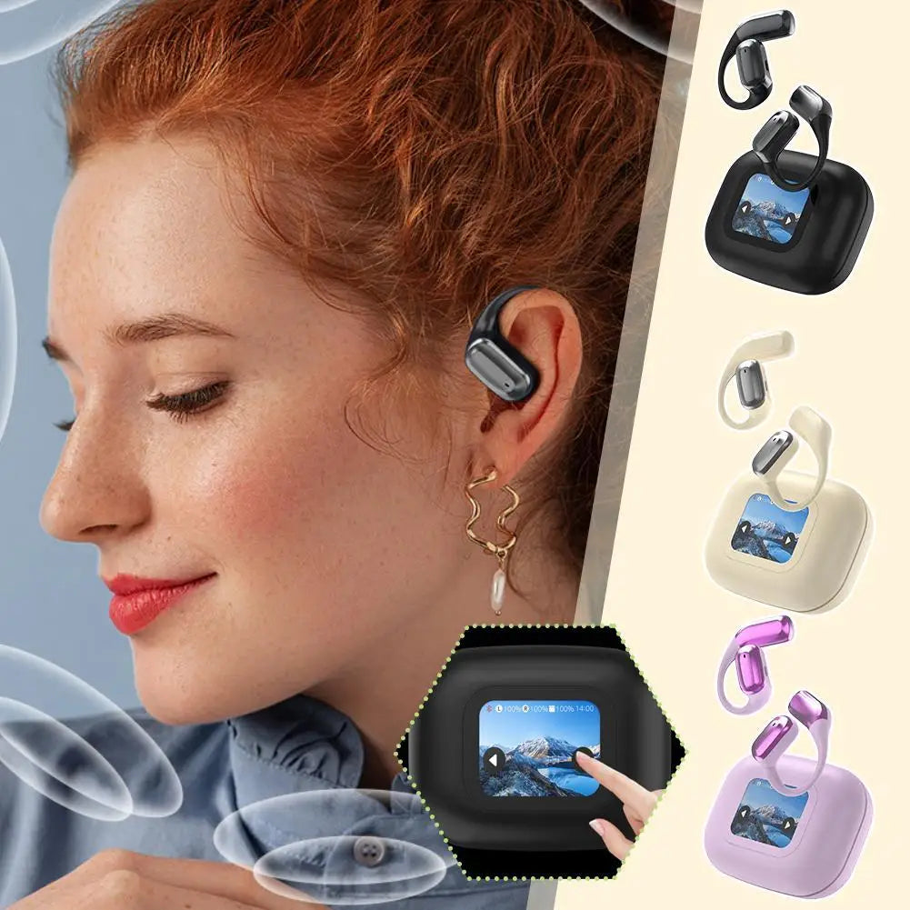 Touchscreen Bluetooth Translator Earbuds Headphone with Noise Reduction Touch Screen - BeautiMass