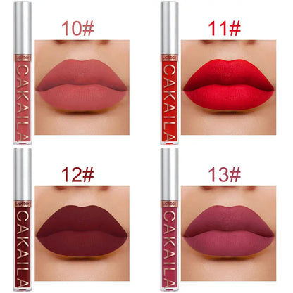 10/6 PCS Lipstick Set Matte Nude Liquid Lip Stain Makeup for women Non stick Cup Lip Gloss Waterproof Long lasting Cosmetics BeautiMass