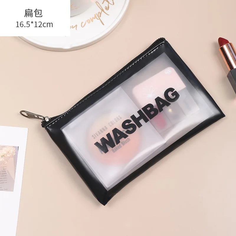 Transparent PVC Storage Travel Organizer Clear Makeup Bag - BeautiMass