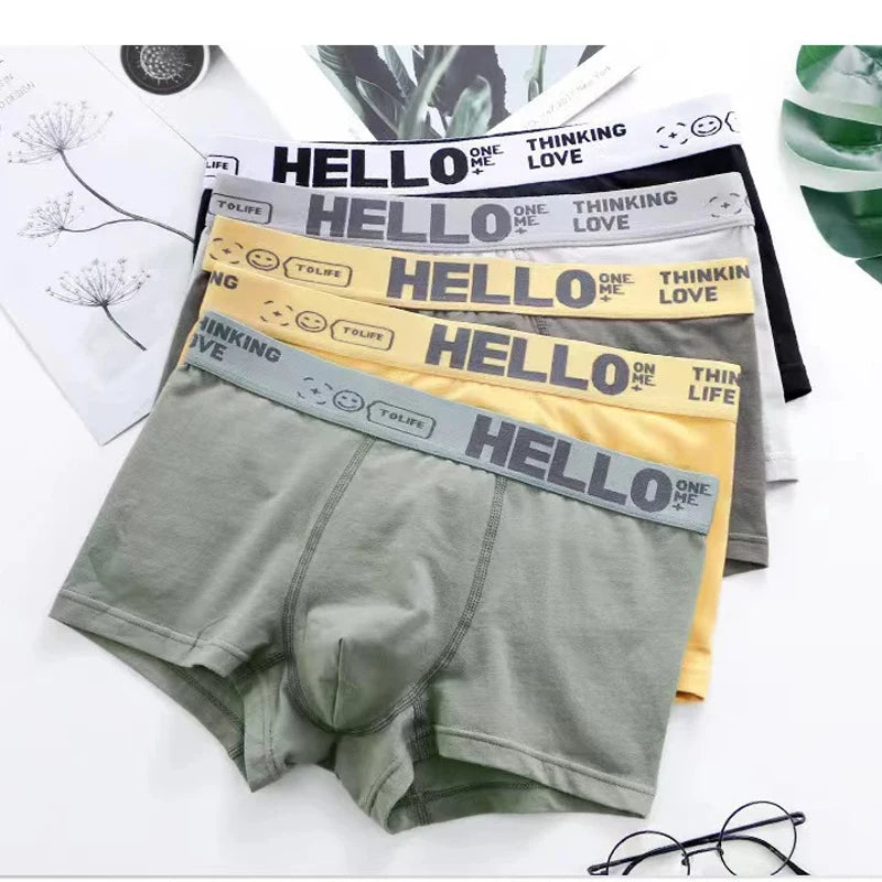 10Pcs/Men's Fashion Underwear High Stretch Boxer Shorts Breathable Soft Plus Size L-4XL - BeautiMass