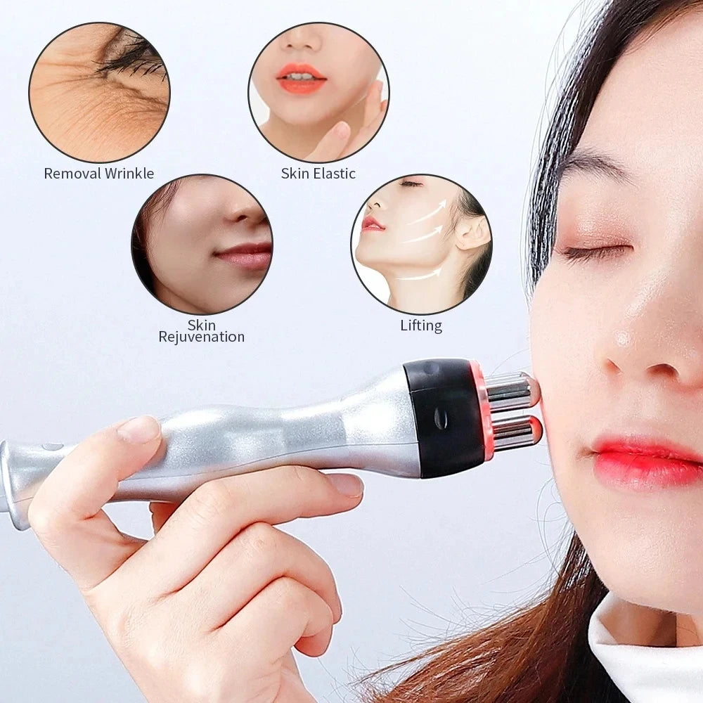 2 In 1 RF Skin Tightening Machine Facial Eyes Body Leg Lifting Machine Skin Rejuvenation Anti Wrinkle Health Beauty Massager BeautiMass