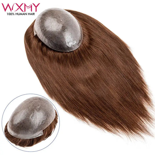 Straight Injected Thin Skin Hair Toppers For Women Natural Human Hair Topper Chinese Culticle Virgin Human Hairpieces Women Wigs BeautiMass