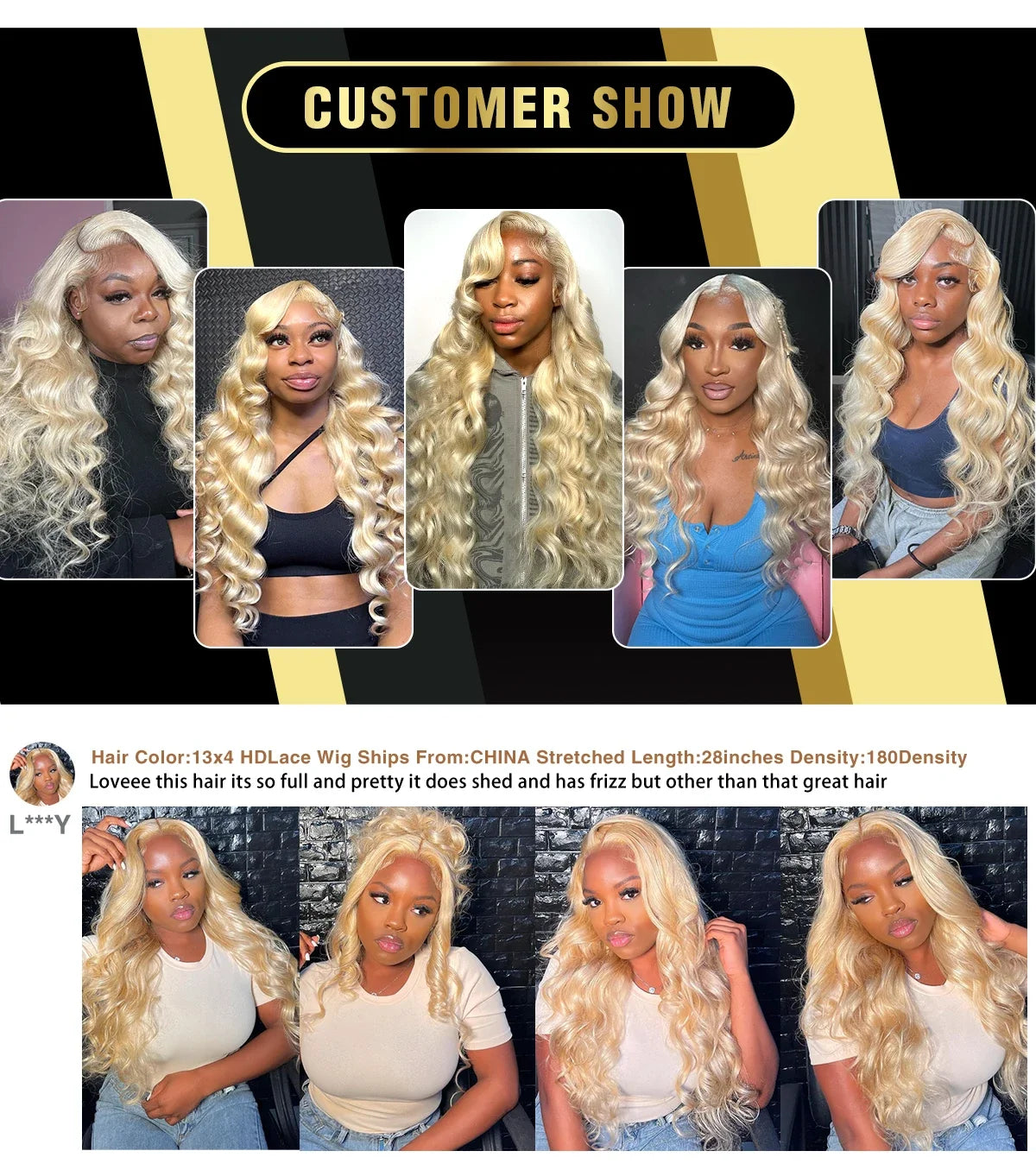 HD Lace Frontal Honey Blonde Human Hair 13x6 28 Inch Blonde Lace Front Body Wave Wigs - BeautiMass