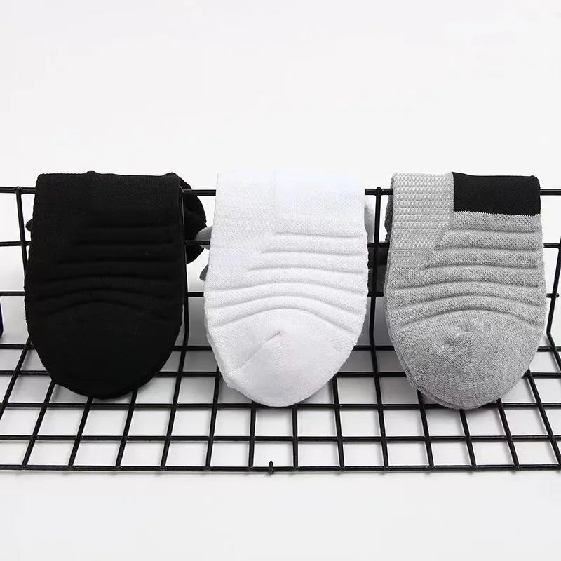 2Pairs Anti-slip Football Socks Men Women Cotton Sock Short Long Tube - BeautiMass