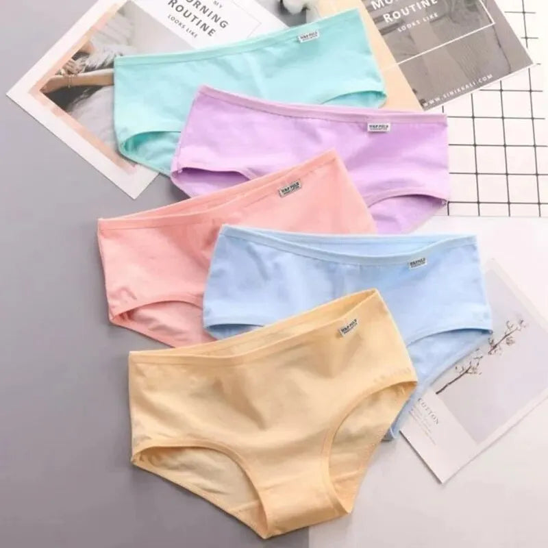 7Pcs Panties Plus Size Underwear Cotton Briefs Soft Panties - BeautiMass