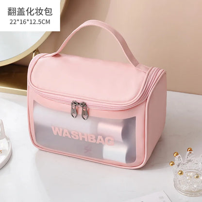 Transparent PVC Storage Travel Organizer Clear Makeup Bag - BeautiMass