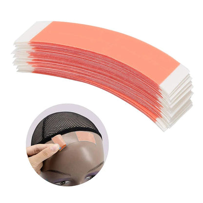 1/4pcs Red Waterproof Supertape Hair Tape Double Side Adhesive Super Tape For Lace Wig Toupee Replacement Styling Tools BeautiMass