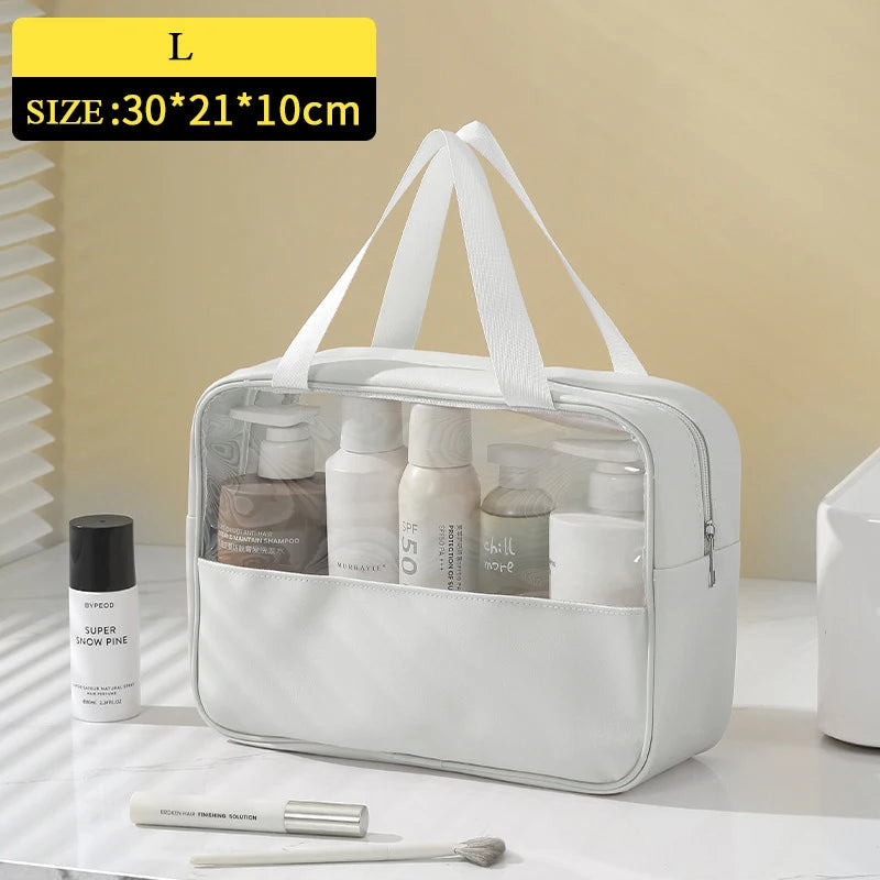 Transparent Makeup Wash Bag Women's Large Capacity - BeautiMass