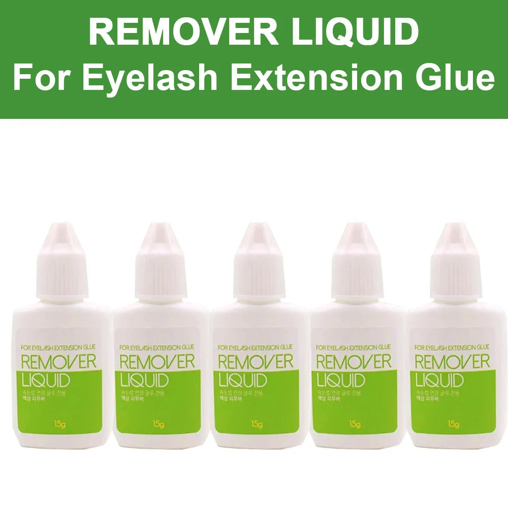 7PCS Original Korea Liquid Gel Glue Removing Eyelash Extensions Health Makeup Tools 105g - BeautiMass