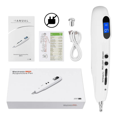 Acupuncture Pen With Digital Display Electro Acupuncture Point Muscle Stimulator - BeautiMass