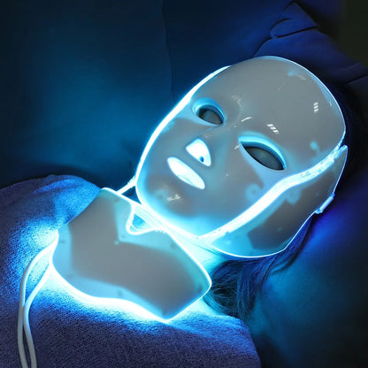 Air Bag-7 Colors Light LED Skin Care Facial Beauty Mask With Neck Skin Rejuvenation - BeautiMass