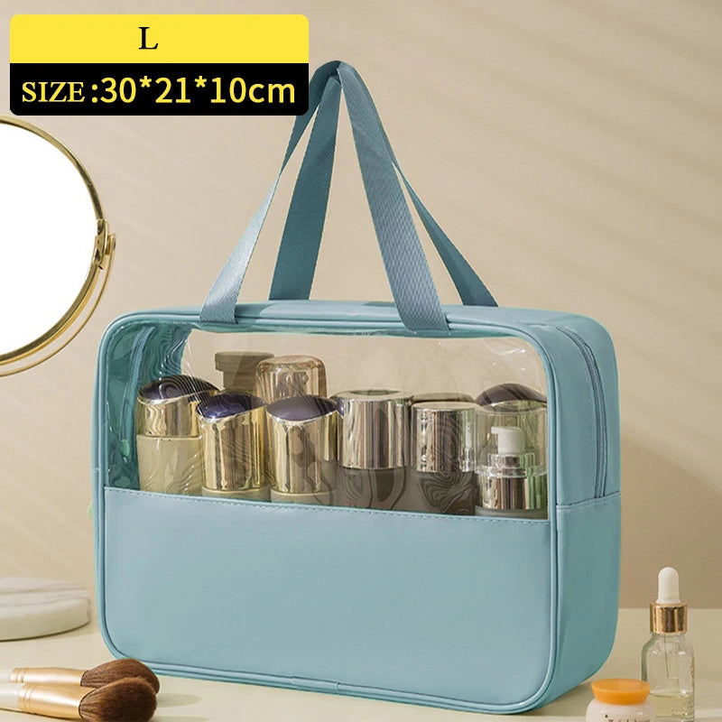 Transparent Makeup Wash Bag Women's Large Capacity - BeautiMass