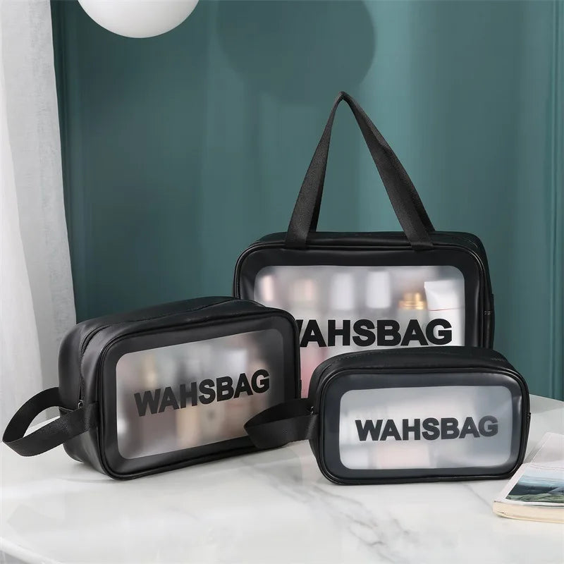 Transparent PVC Storage Travel Organizer Clear Makeup Bag - BeautiMass