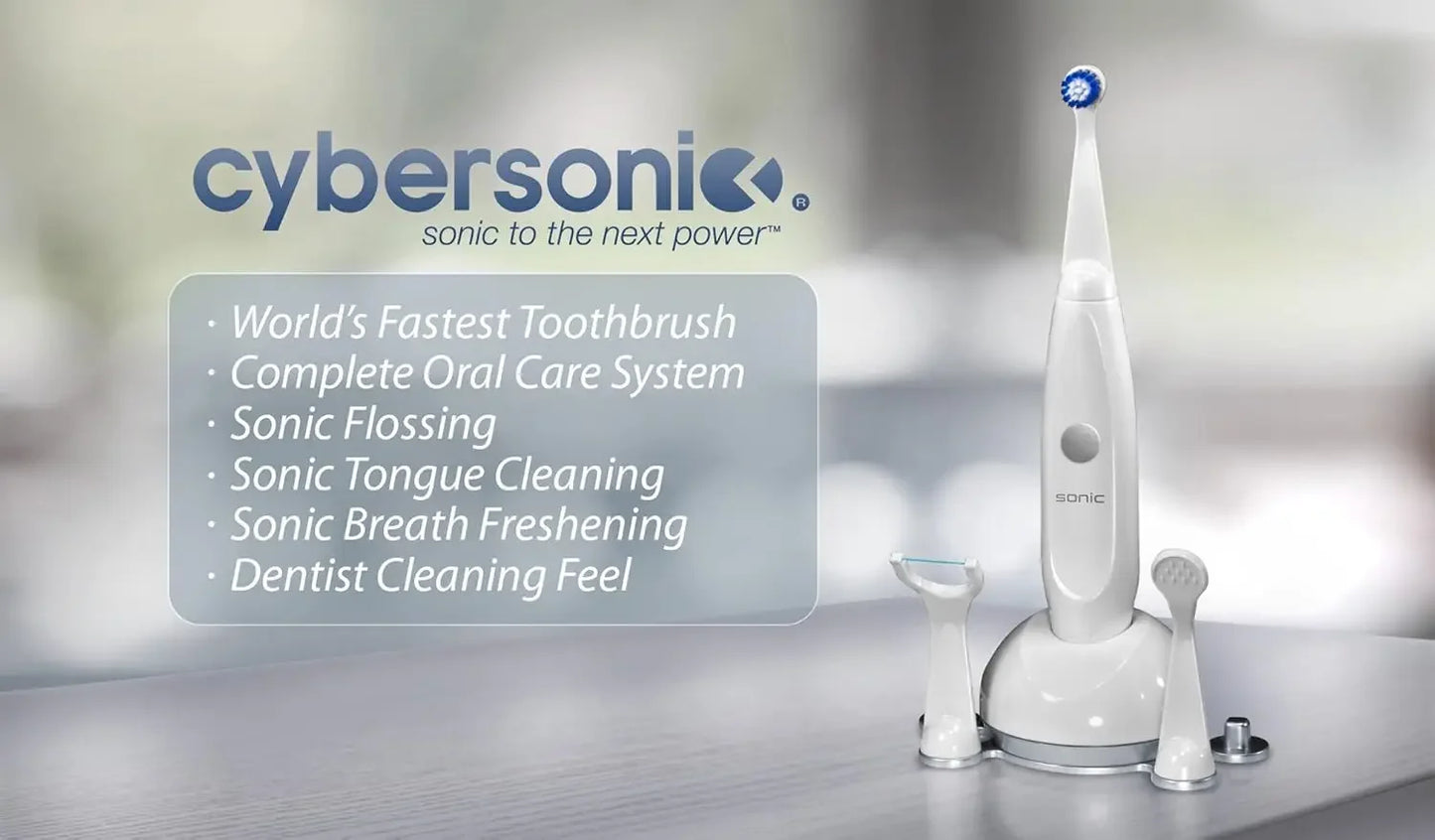 Electric Toothbrush,  Power Toothbrush with Complete Dental Care Kit including Tongue Scraper and Floss BeautiMass