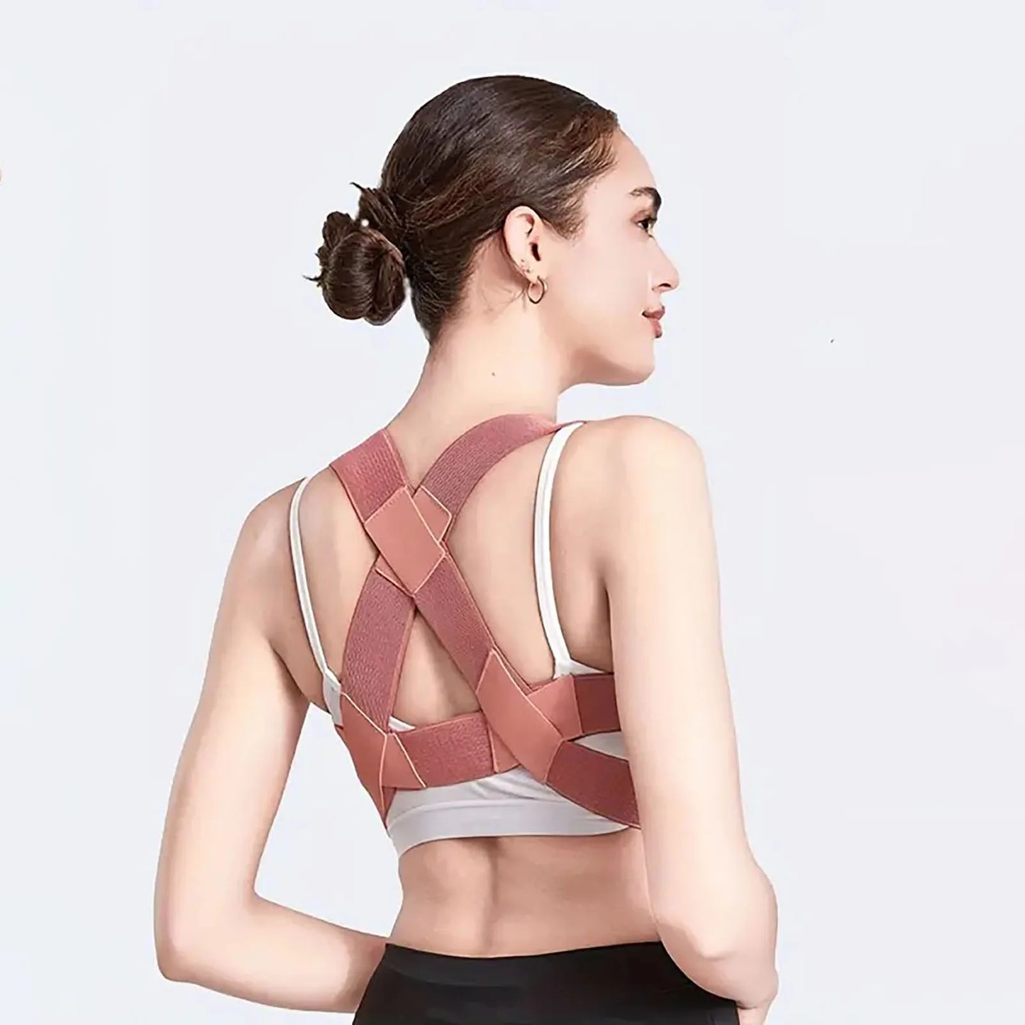 Back Posture Corrector Fully Adjustable Straightener Upper Spine Support Back Brace Posture Corrector - BeautiMass