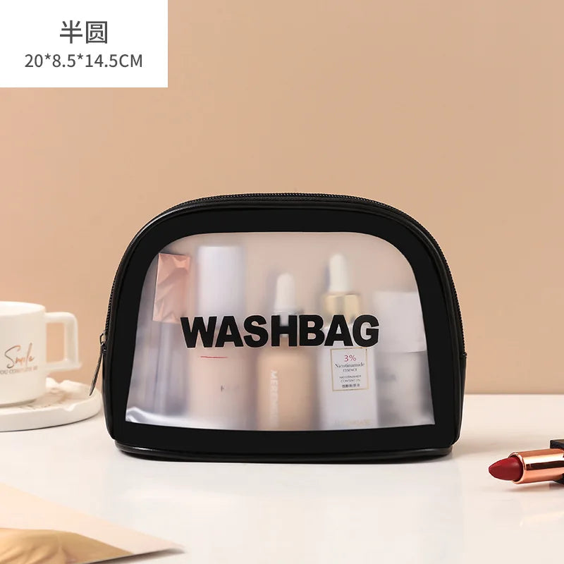 Transparent PVC Storage Travel Organizer Clear Makeup Bag - BeautiMass