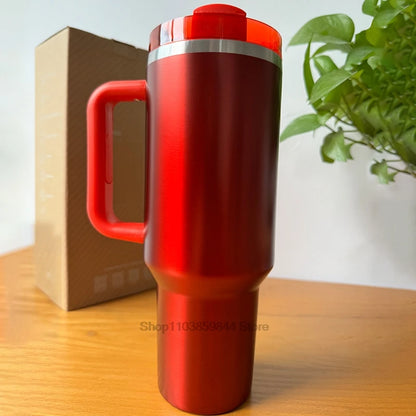 40Oz Stainless Steel Vacuum Insulated Tumbler With Lid And Straw Leakproof Flip Coffee Mugs - BeautiMass