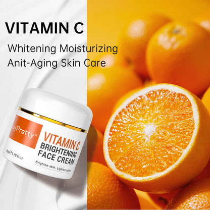 Vitamin C for Face Cream Pigments Dark Spots Removal Whitening Facial Cream - BeautiMass