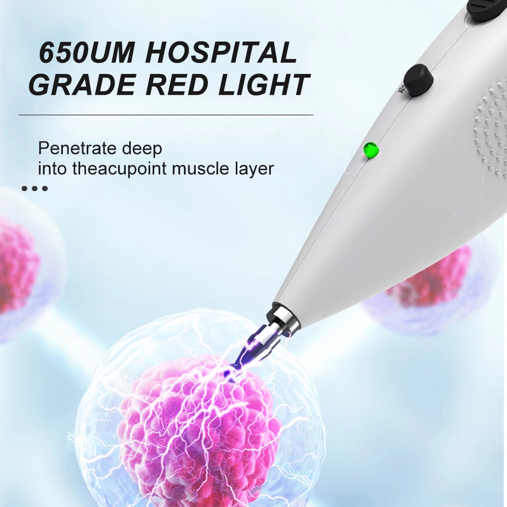 Acupuncture Pen With Digital Display Electro Acupuncture Point Muscle Stimulator - BeautiMass