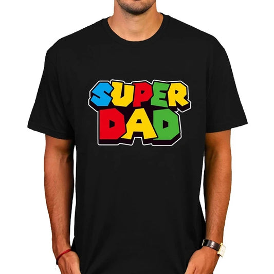 Super Dad/Super Mom T-shirt Colorful Short Sleeve - BeautiMass