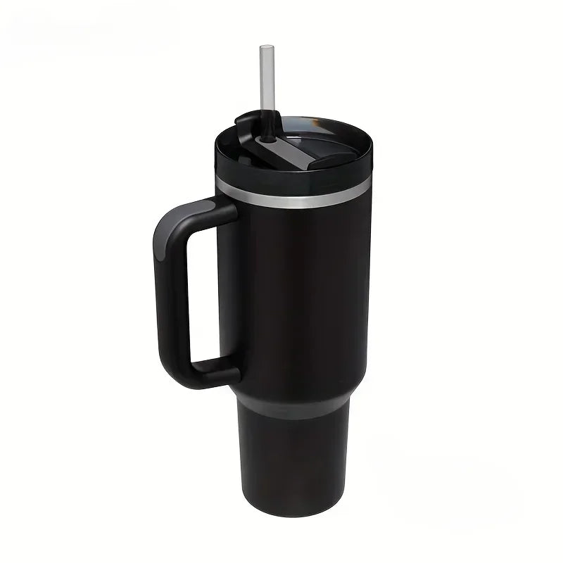 40oz 304 Stainless Steel Insulated Cold Hot Water Thermal Coffee Mugs Vacuum Flask - BeautiMass