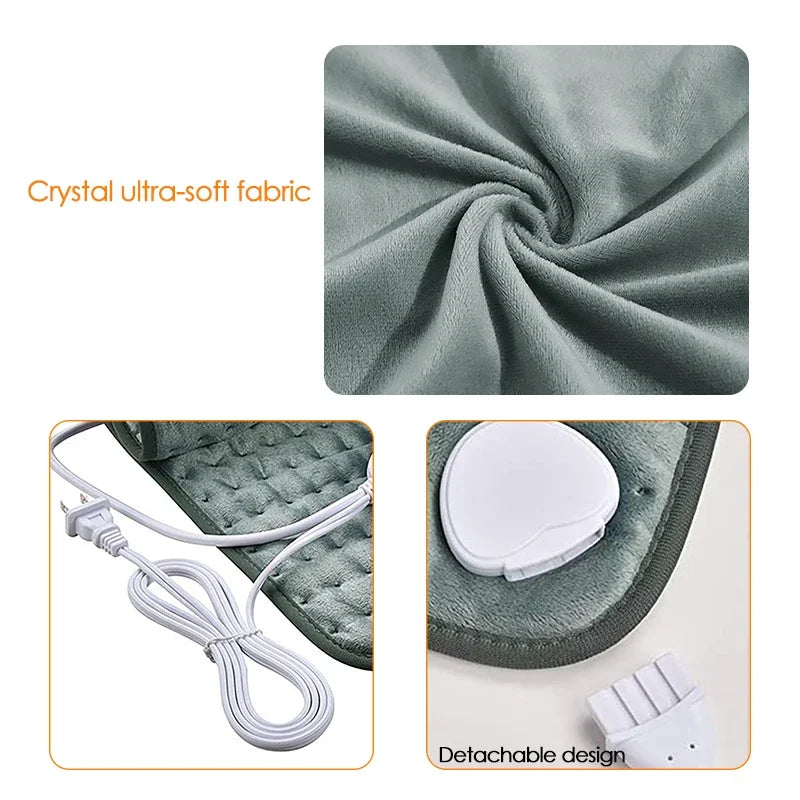 Winter Electric Heating Blanket Washable Heating Pad Heated Mat - BeautiMass