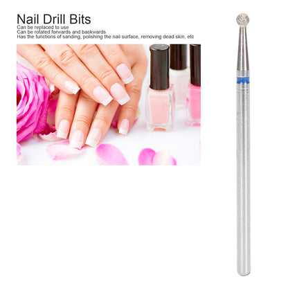 50pcs Diamond Nail Drill Cuticle Bit Set Milling Cutter for Manicure Electric Cutter Bits - BeautiMass